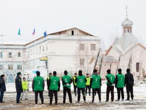 В исправительной колонии № 6 состоялся турнир по зимнему футболу среди учреждений УФСИН