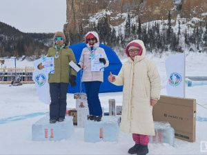 В Якутии прошёл первый республиканский ледовый забег «Ленские столбы»