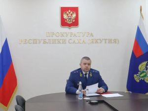Прокурор Якутии Сергей Дябкин представил нового прокурора Жиганского района Ринчина Орбодиева