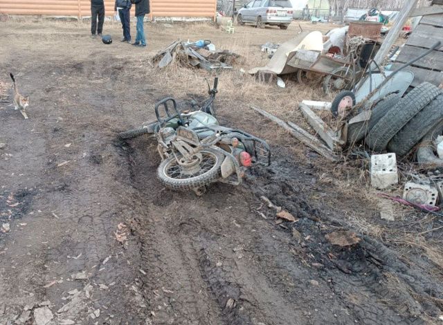Попал в реанимацию: В Якутии подросток упал с мотоцикла