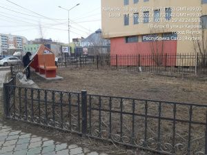 Улицу Кирова готовят к первомайской демонстрации в Якутске