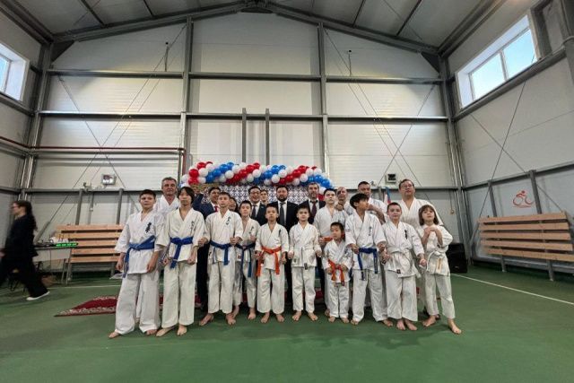 В Якутском городском лицее открылся новый модульный спортивный зал