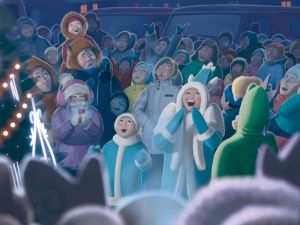 Фотофакт: художник из Якутии создал картину с символом Нового года