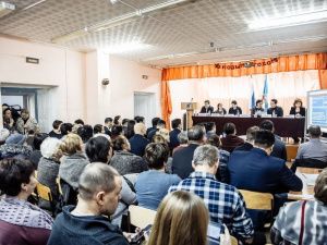 Сардана Авксентьева выступила с отчетом перед населением села Табага