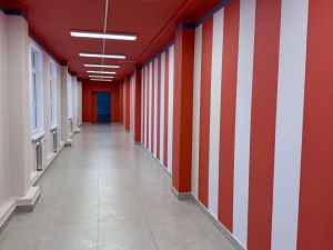 Архитектура и дизайн дополнительного здания Мархинской СОШ №1