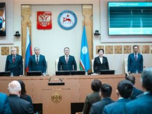 Айсен Николаев: Сегодня конституционным большинством депутаты Государственного Собрания поддержали президента нашей страны