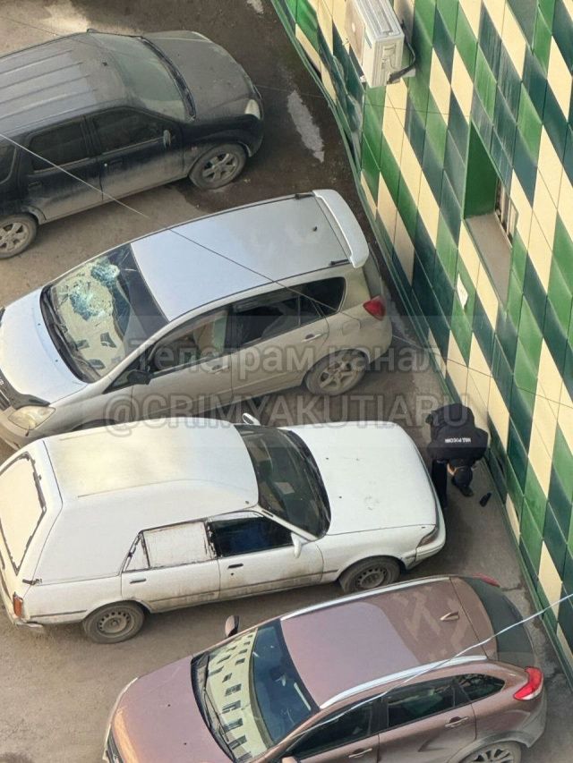 В Якутске установлен мужчина, разбивший стекла и зеркала на чужой машине