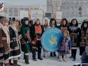 В Якутске состоялось шествие в национальных костюмах