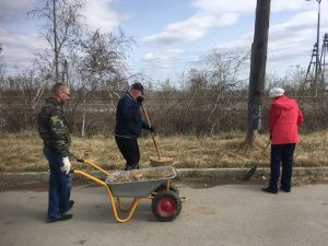 В Гагаринском округе на субботниках приняли участие более 1600 человек