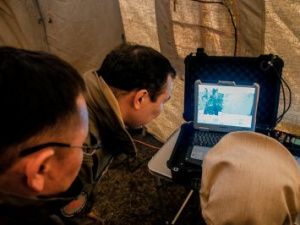 Айсен Николаев оценил работу беспилотников при мониторинге прохождения ледохода в Якутии