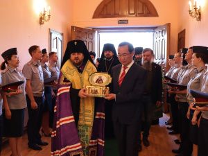 Сотрудники УФСИН поклонились мощам преподобного Сергия Радонежского