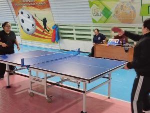 Соревнования по настольному теннису провели в компании «Железные дороги Якутии»