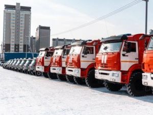 В Якутию прибыла новая техника для пожарных и аварийно-спасательных работ
