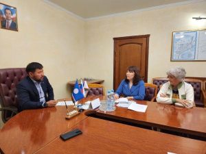 Евгений Григорьев встретился с членом-корреспондентом РАО Ангелиной Золотаревой