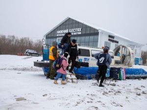 С 16 апреля 2024 года трансфер пассажиров поезда через реку Лена будет выполняться судами на воздушной подушке