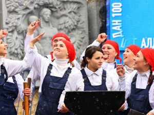 Город трудовой доблести Алдан отметил 100-летие