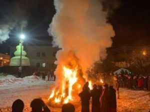 В Якутске провели буддийский обряд очищения в преддверии восточного Нового года