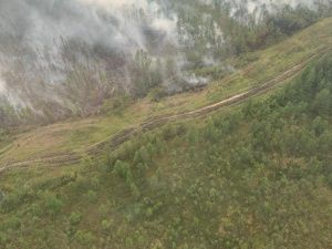 Лесной пожар у села Кенг-Кюель Абыйского улуса купирован