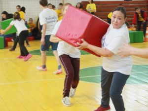 Детский (подростковый) центр провел «Веселые старты» для детей школы-интерната