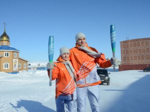 Огонь VIII игр «Дети Азии» прибыл в Булунский район