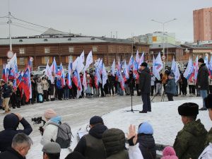 В Якутске прошел концерт-митинг в поддержку специальной военной операции