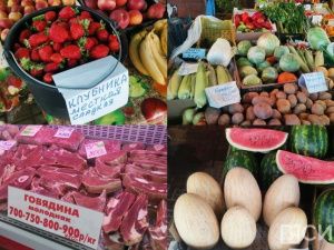 Обзор цен на овощи, ягоды, мясо на Крестьянском рынке Якутска