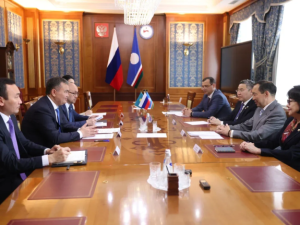 Глава Якутии встретился с делегацией Акимата города Астана