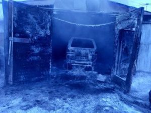 В Мирнинском районе после пожара в частном гараже обнаружено тело мужчины