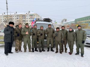 Ветераны СВО и сотрудники Центра «ВОИН» стартовали в автопробег Якутск — Нижняя Колыма в память о героях
