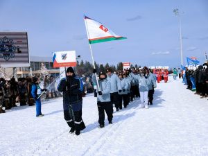 В Алдане состоялась церемония открытия спартакиады зимних видов спорта