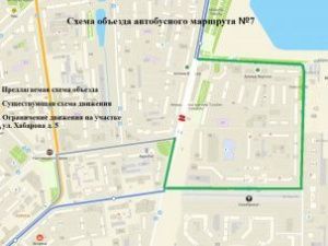 В Якутске на отрезке улицы Хабарова на полтора месяца будет ограничено движение транспорта