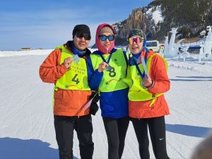 В Якутии прошёл первый республиканский ледовый забег «Ленские столбы»