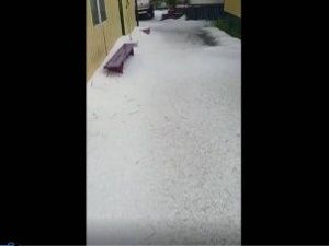 В Алданском районе выпал снег