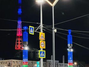 1 мая на телебашне Якутска включится триколор