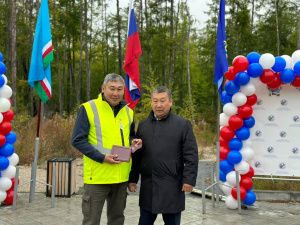 Новая дорога связала город Якутск с Хангаласским районом