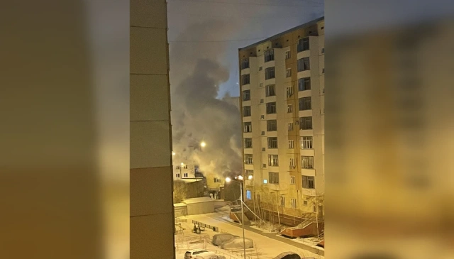 Пожар в Студгородке