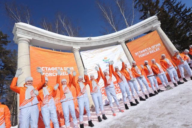 Эстафета огня VIII Игр «Дети Азии» прошла в г. Ленске