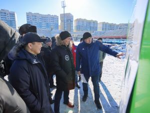 Глава Якутии проверил ход подготовки спортивных объектов к Играм «Дети Азии»