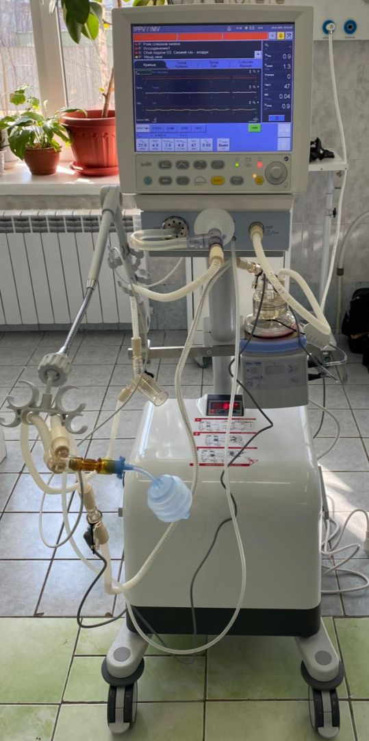 Педиатрический ИВЛ получила Детская инфекционная
