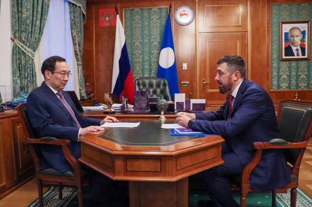 Айсен Николаев поставил перед Романом Щегельняком задачи по исполнению указа о развитии Нерюнгринского района