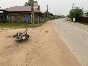 ДТП в Магане — мотоциклист госпитализирован без сознания