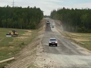 При ремонте автодороги "Амга" применят новые технологии
