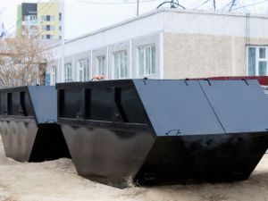 В исправительной колонии № 7 изготовлены бункеры для твердых коммунальных отходов