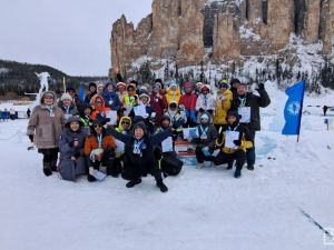 В Якутии прошёл первый республиканский ледовый забег «Ленские столбы»