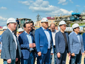 В Якутске установили первую сваю Крытого катка с искусственным льдом