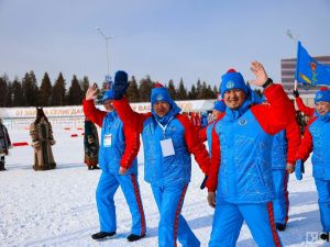 В Алдане состоялась церемония открытия спартакиады зимних видов спорта