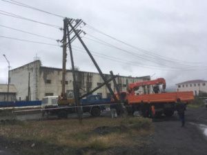 Энергетики восстановили электроснабжение в поселке Усть-Нера Оймяконского района