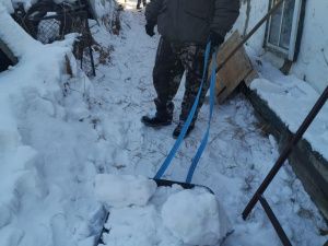 В Автодорожном округе организовали субботник для ветеранов