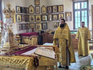 Архиепископ Роман совершил Литургию в день памяти пророка Илии в кафедральном соборе