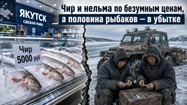 Чир и нельма по безумным ценам, а половина рыбаков — в убытке